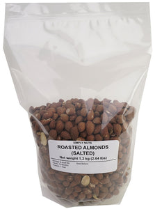 Roasted California Almonds (salt/unsalted) - Simply Nuts